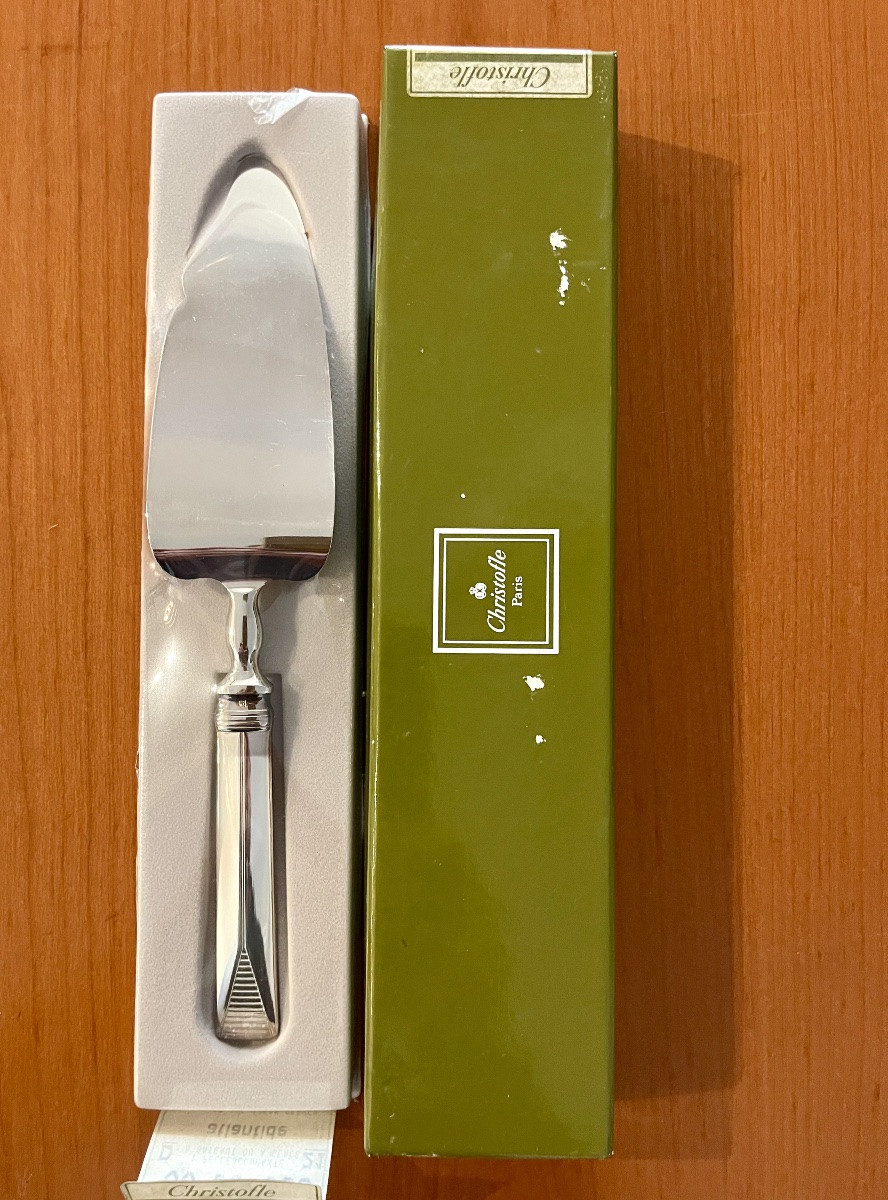 Christofle Atlantide, New Ice Cream Cake Pie Cutter -photo-2