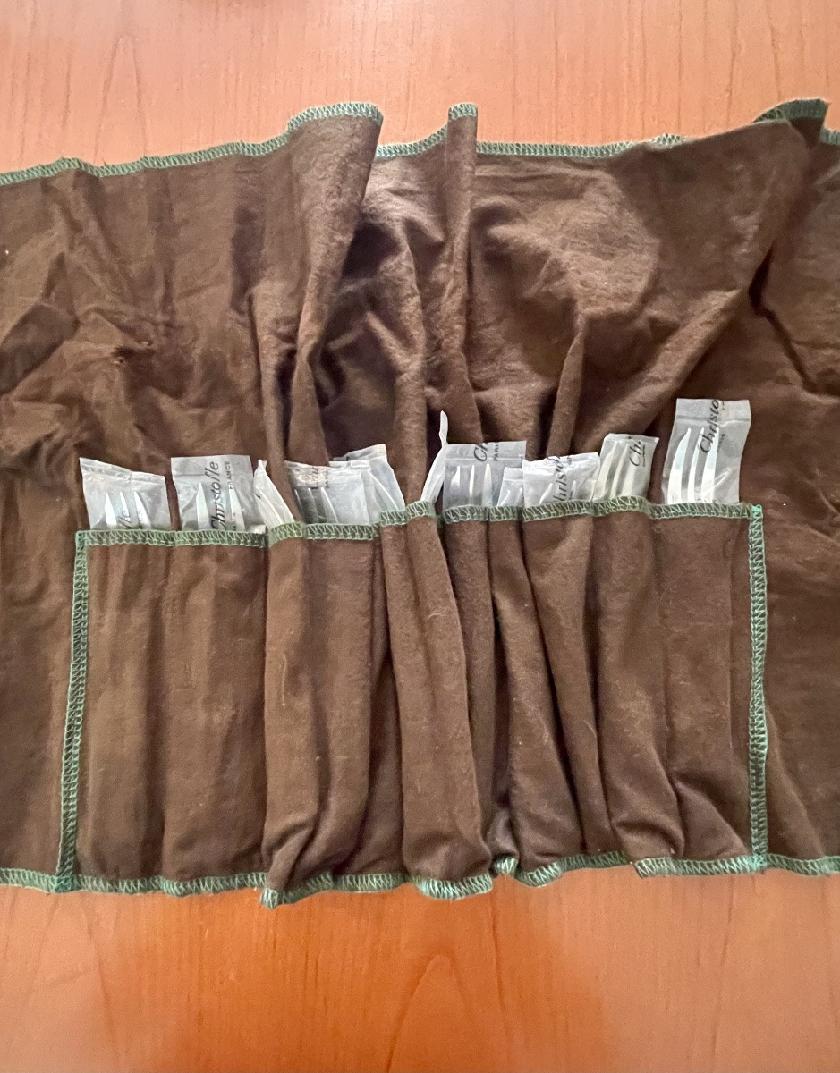 Christofle Malmaison, 12 New Cake Forks In Blister Pack -photo-5