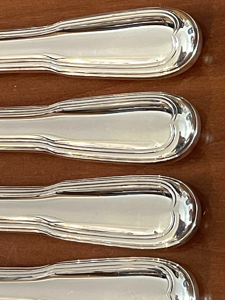 Christofle Chinon 12 Recent 24.5 Cm Table Knives -photo-3