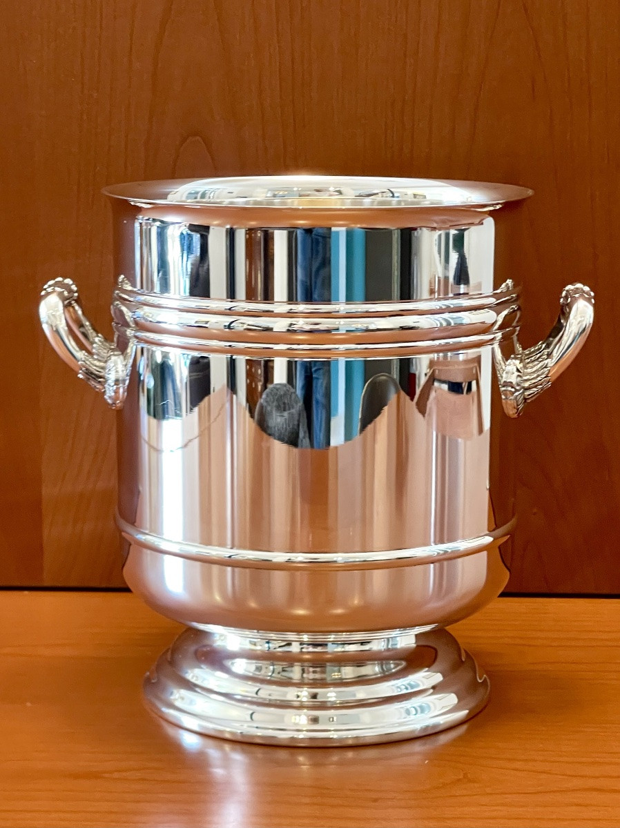 Christofle, Sully Model Champagne Bucket, Very Good Condition -photo-2