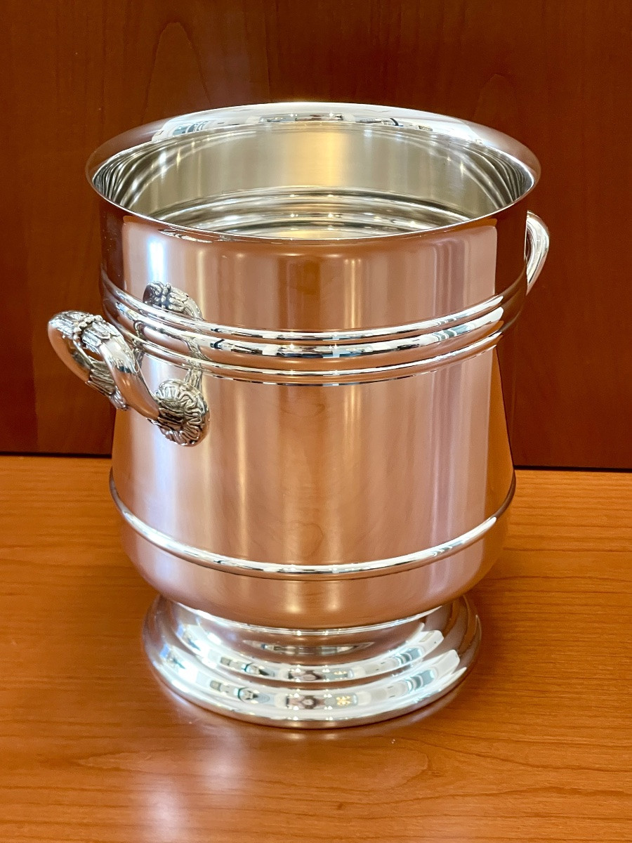 Christofle, Sully Model Champagne Bucket, Very Good Condition -photo-4