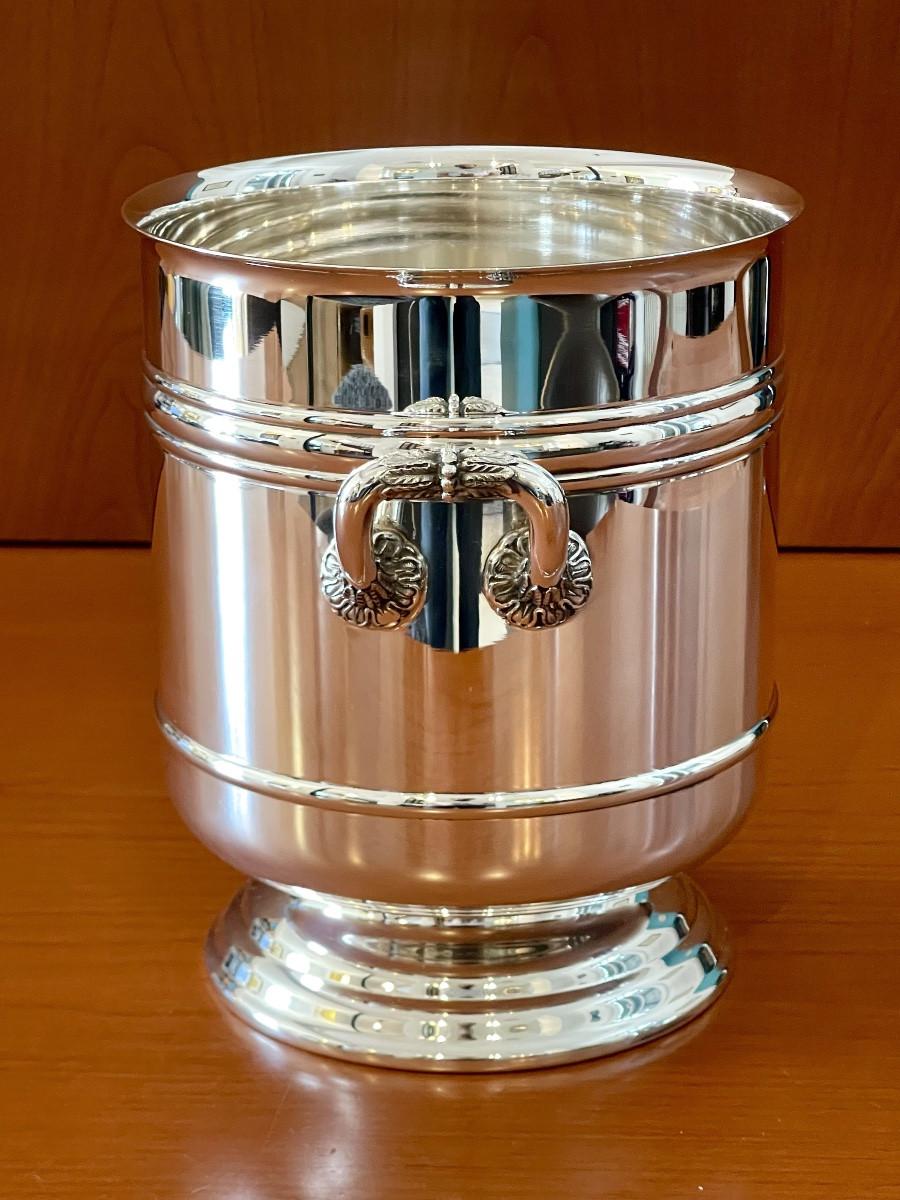 Christofle, Sully Model Champagne Bucket, Very Good Condition -photo-3