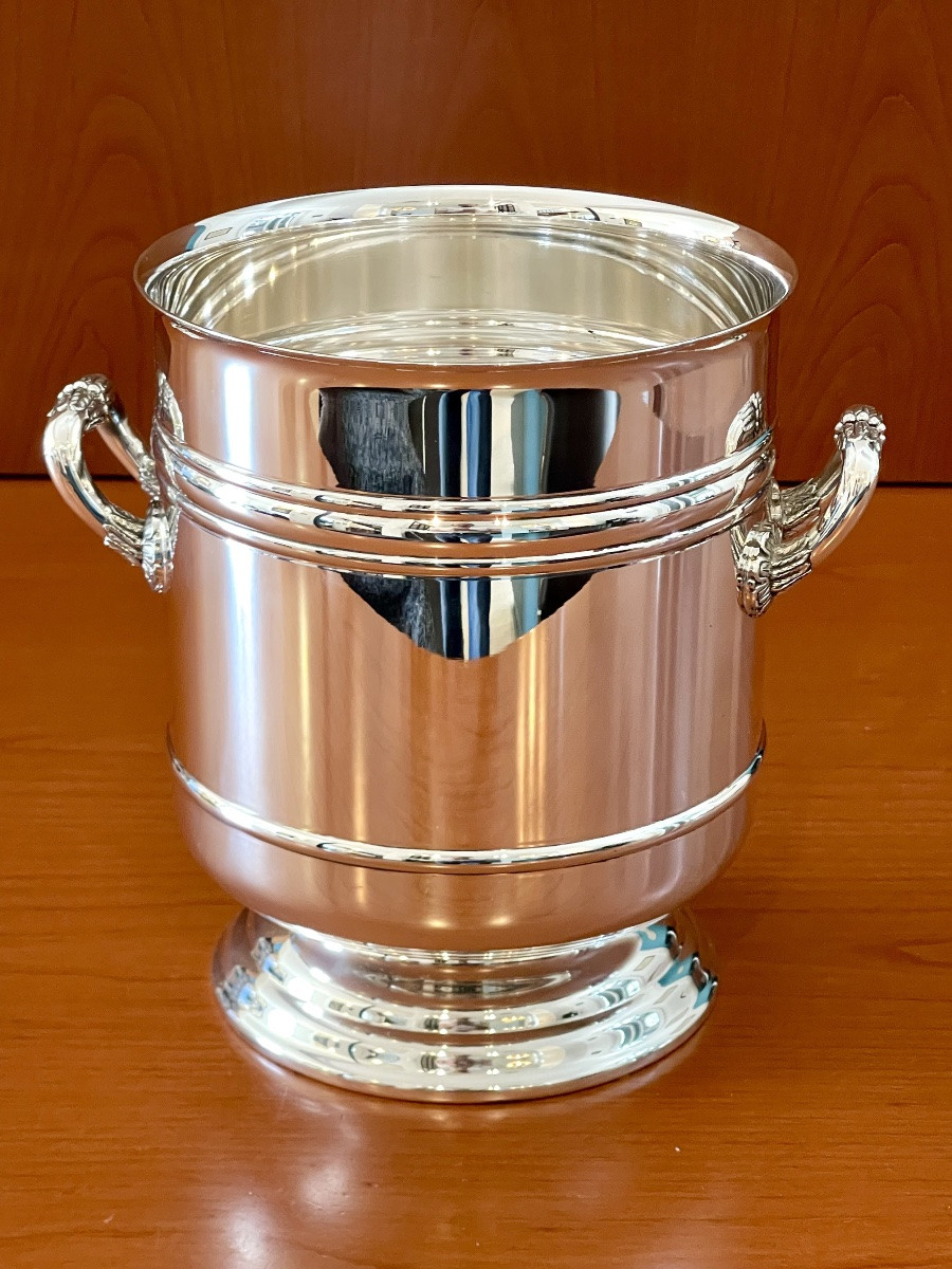 Christofle, Sully Model Champagne Bucket, Very Good Condition -photo-4