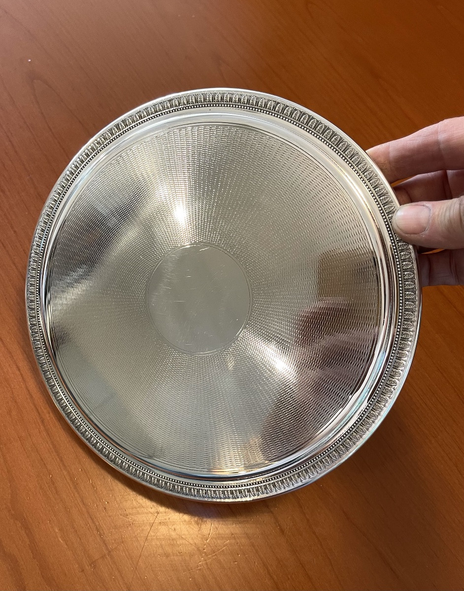 Christofle malmaison ,dessous de plat diamètre 24 cm -photo-1