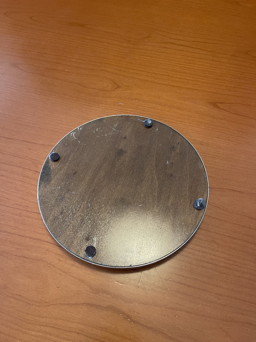 Christofle malmaison ,dessous de plat diamètre 24 cm -photo-8