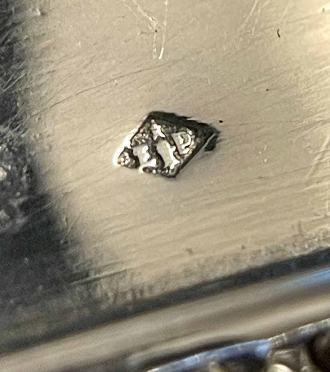 Drageoir argent massif maison puiforcat ,minerve 1er titre -photo-1