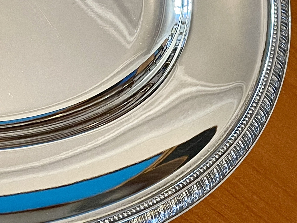 Christofle malmaison , grand plat 45 x 31,5 cm très bon état -photo-2