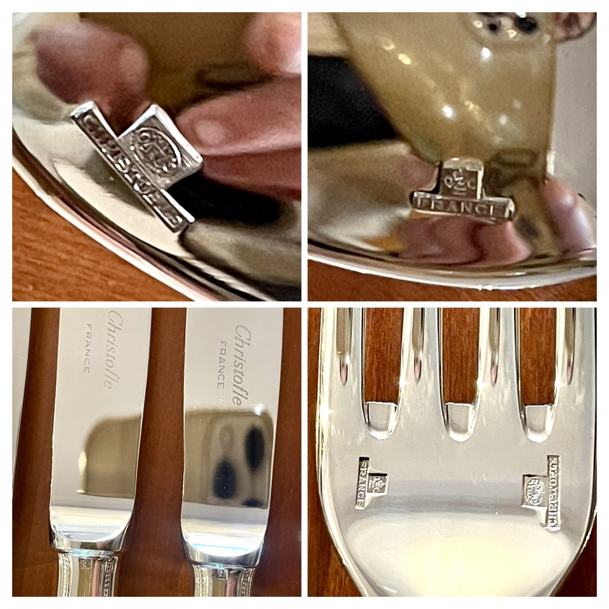 Christofle Pearl Flatware, 60 Pieces, Excellent Condition -photo-7