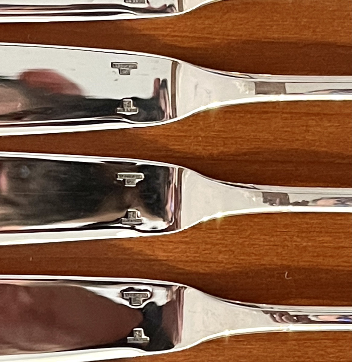 Christofle Cluny 12 couverts à poisson état neuf -photo-8