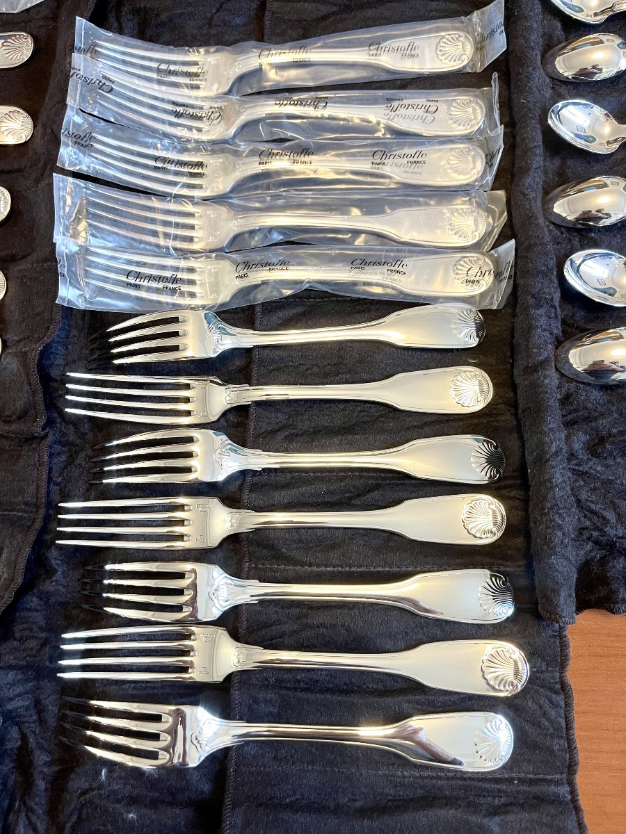 Christofle France, Vendôme Flatware Set, 1970/1980, Mint Condition -photo-1