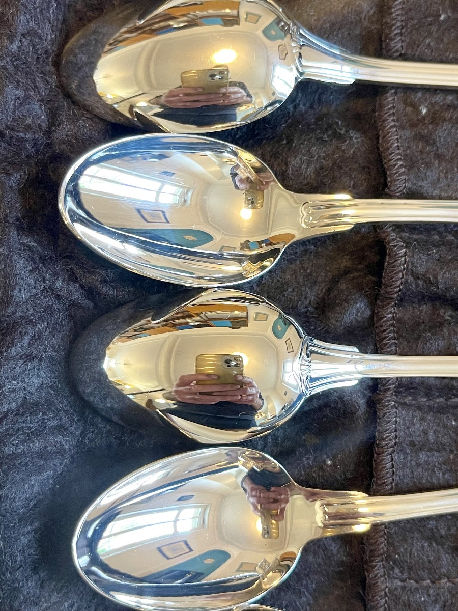 Christofle France, Vendôme Flatware Set, 1970/1980, Mint Condition -photo-6