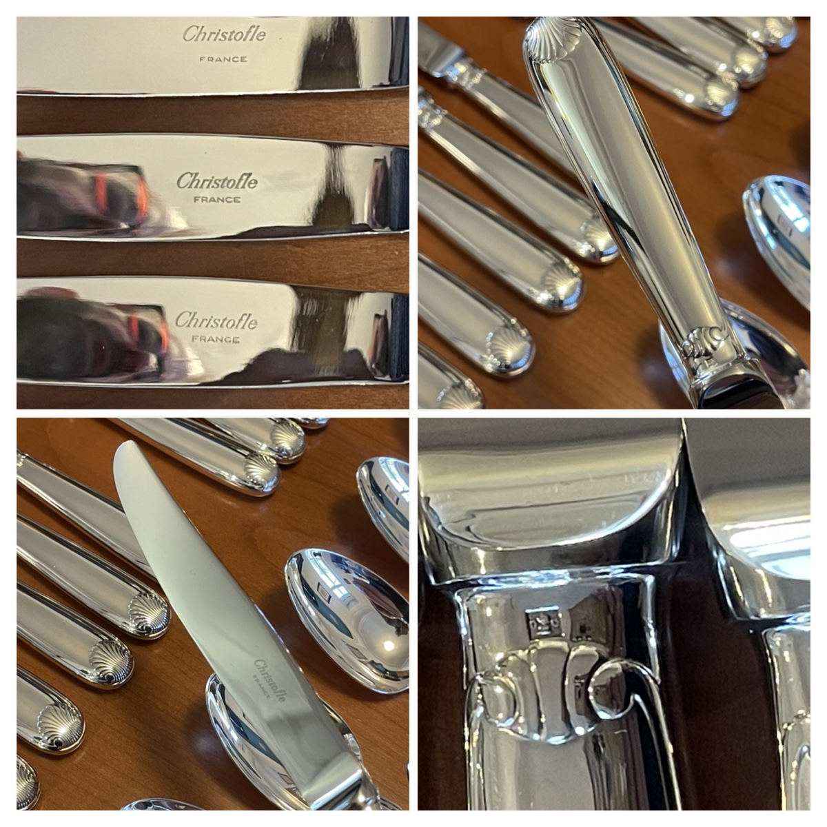 Christofle France , Vendôme ménagère 48 pièces excellent état -photo-5