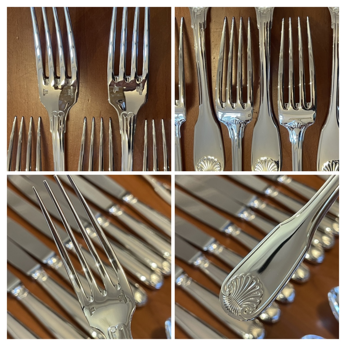 Christofle France , Vendôme ménagère 48 pièces excellent état -photo-6