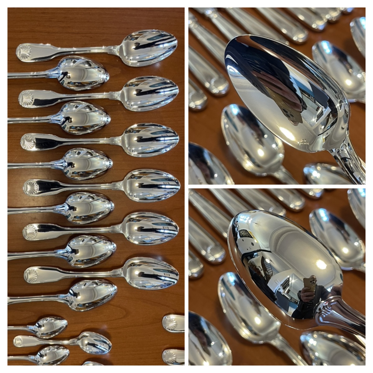 Christofle France , Vendôme ménagère 48 pièces excellent état -photo-8