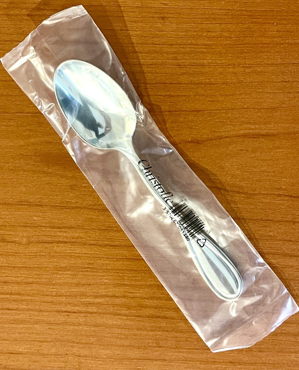 Christofle Galéa , 12 cuillères à entremet ,dessert 17 cm -photo-3