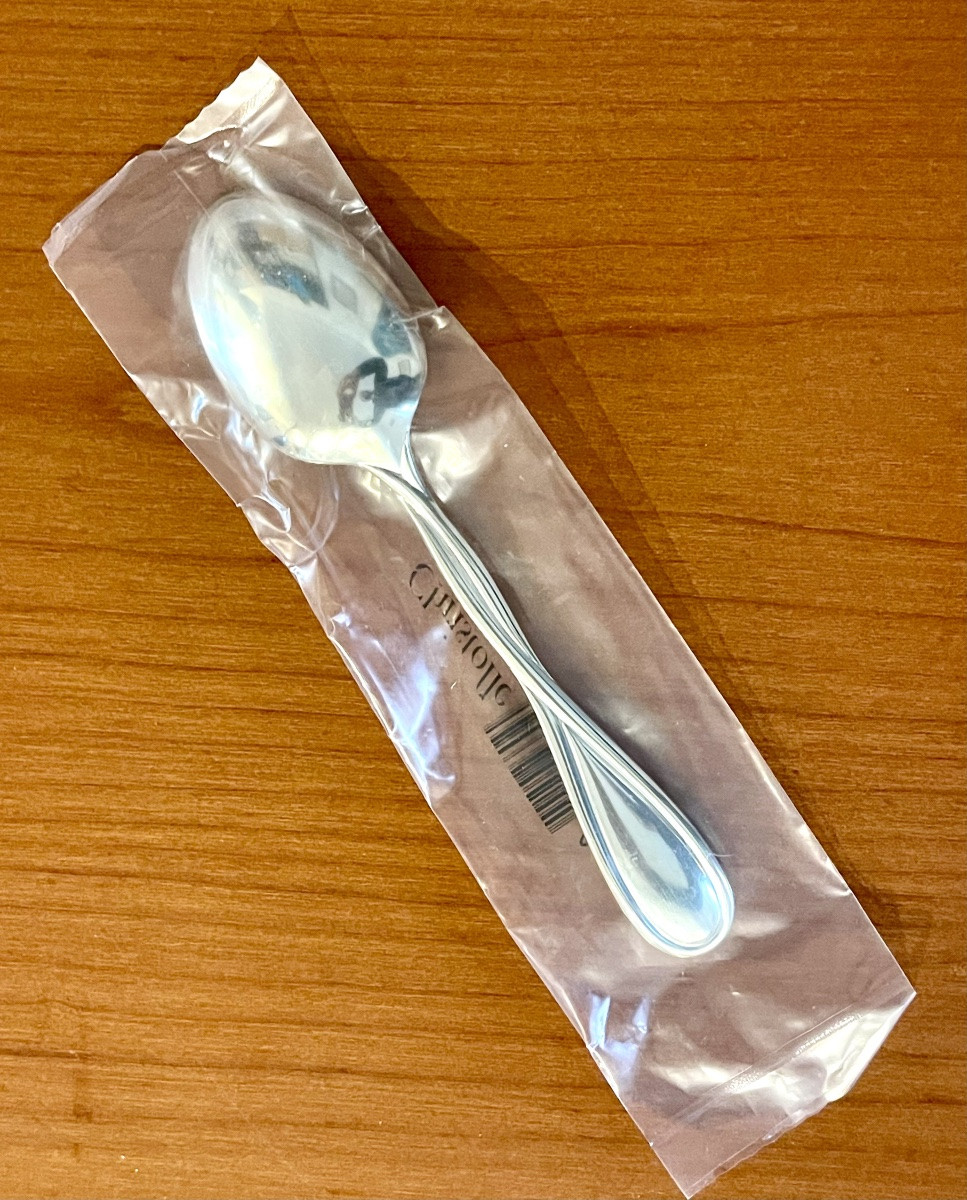 Christofle Galéa , 12 cuillères à entremet ,dessert 17 cm -photo-1