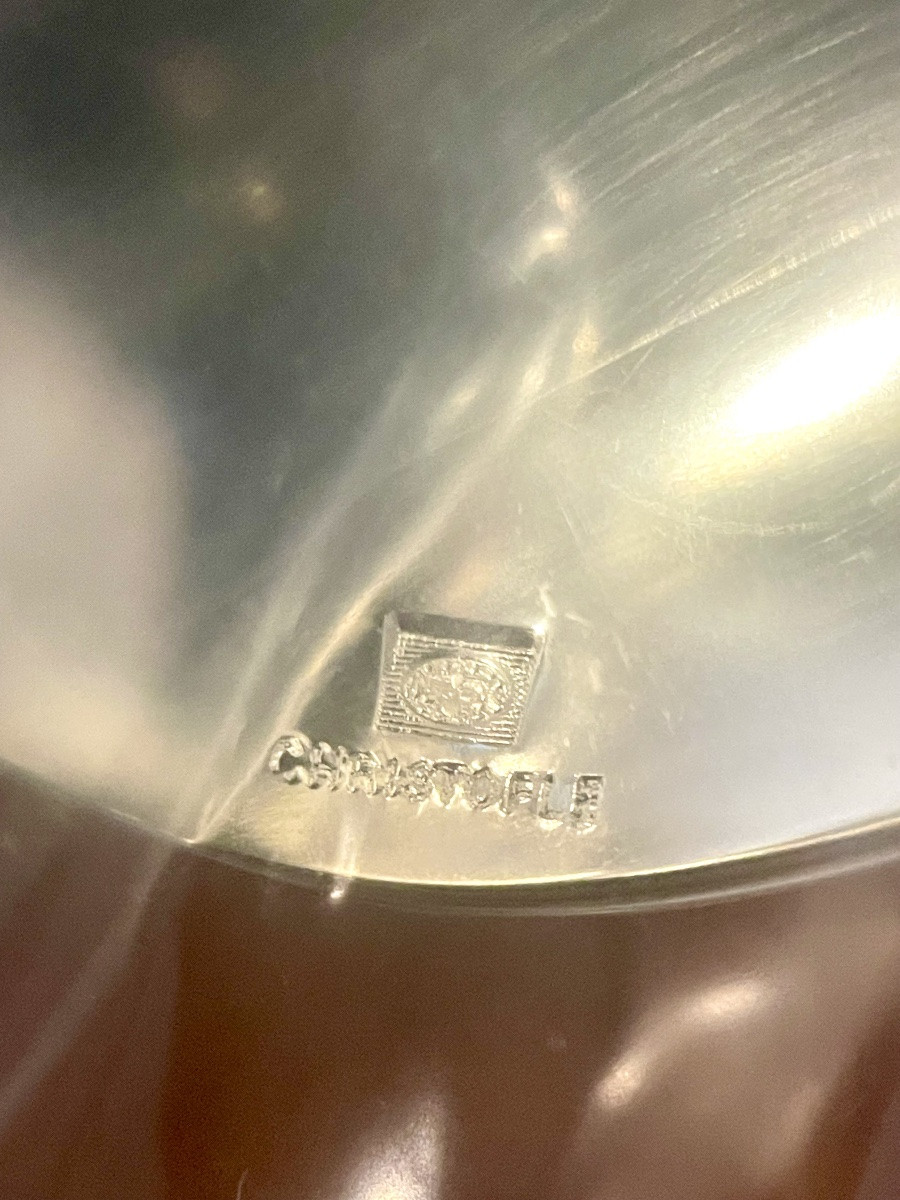 Christofle Galéa , 12 cuillères à entremet ,dessert 17 cm -photo-5