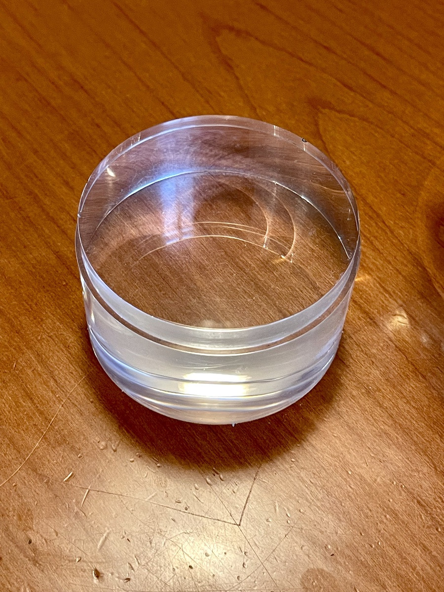 Christofle & Francois Paultre Lamp In Silver-plated Metal And Altuglas -photo-6