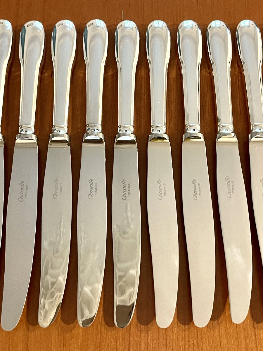 Christofle Cluny ,ménagère 48 pièces état neuf -photo-1