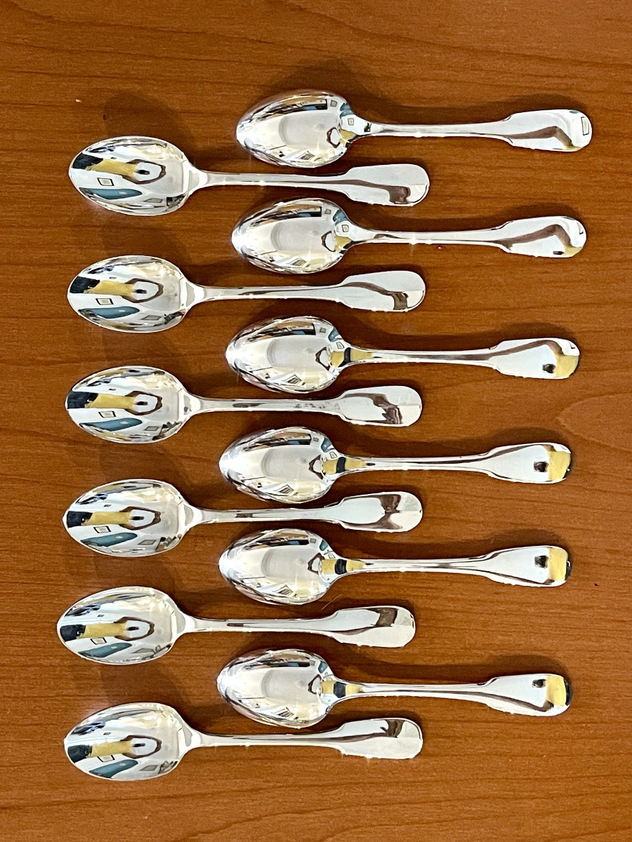 Christofle Cluny ,ménagère 48 pièces état neuf -photo-7