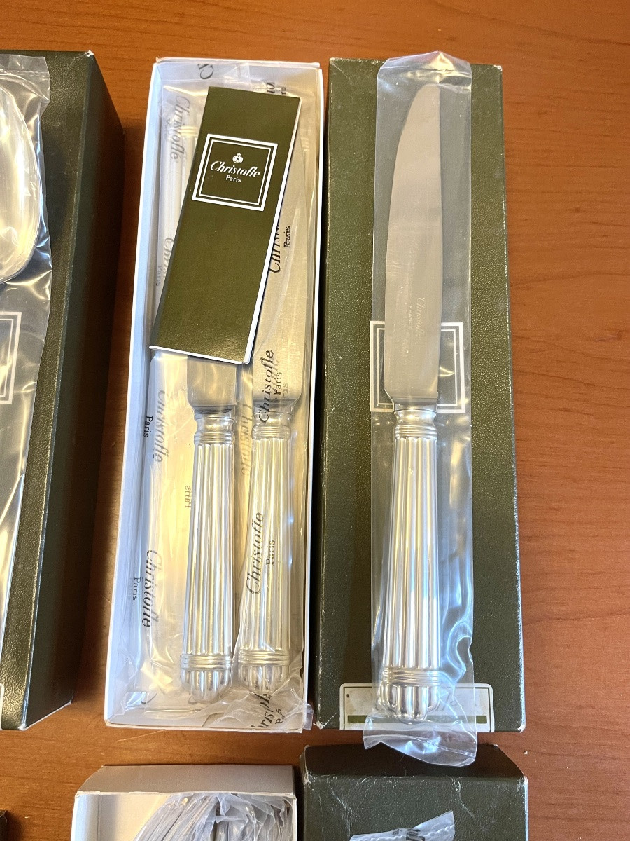 Christofle aria ,Ménagère 48 pièces sous blister -photo-3