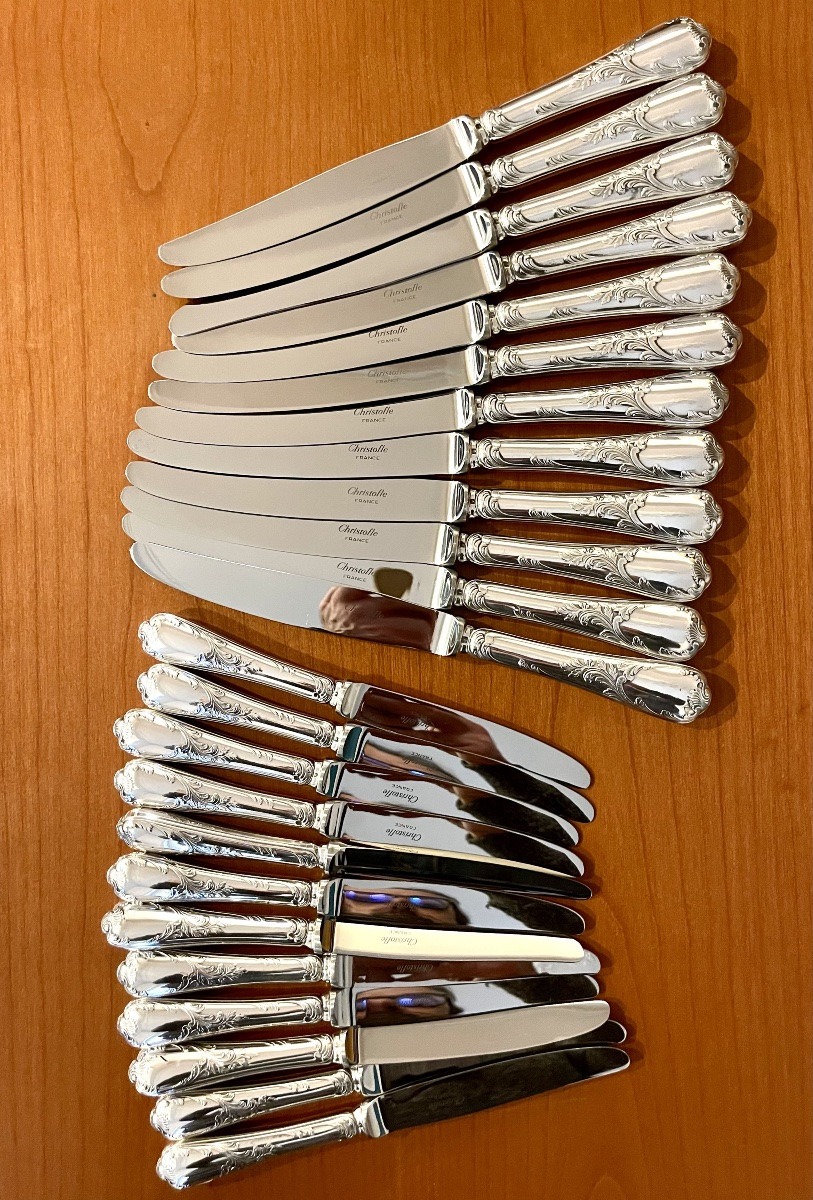 Christofle Marly 61-piece Flatware Set, Excellent Condition -photo-1