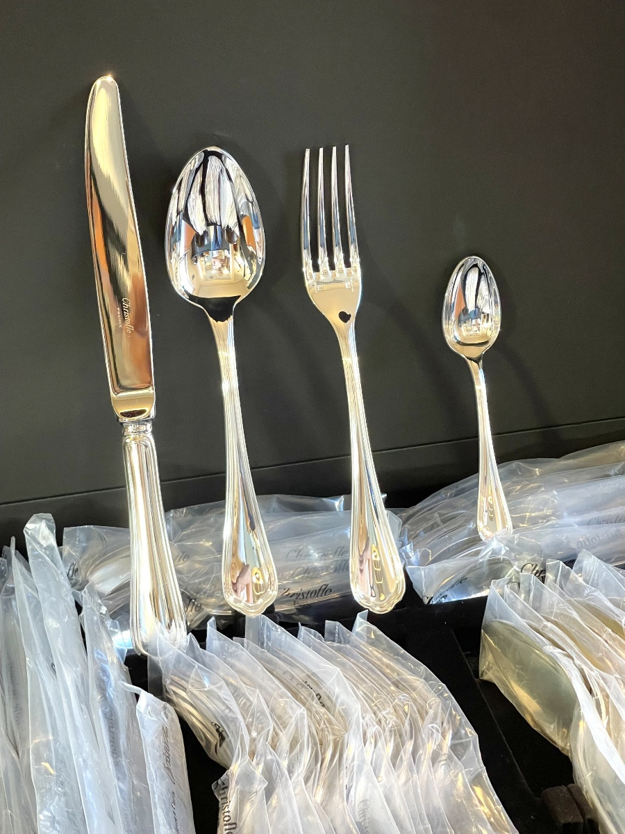 Christofle spatours 48 pièces ,ménagère 12 personnes 