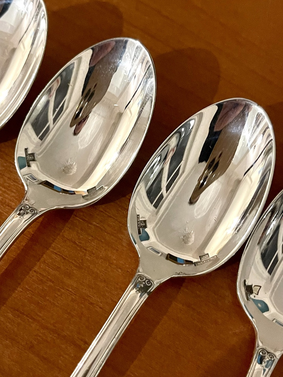 Christofle Malmaison 48-piece Flatware Set, Excellent Condition, Serves 12 -photo-2