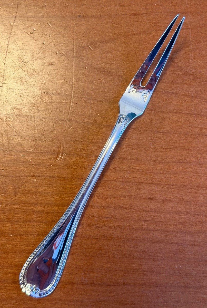 Christofle Malmaison, 12 Snail Forks, 17 Cm -photo-4