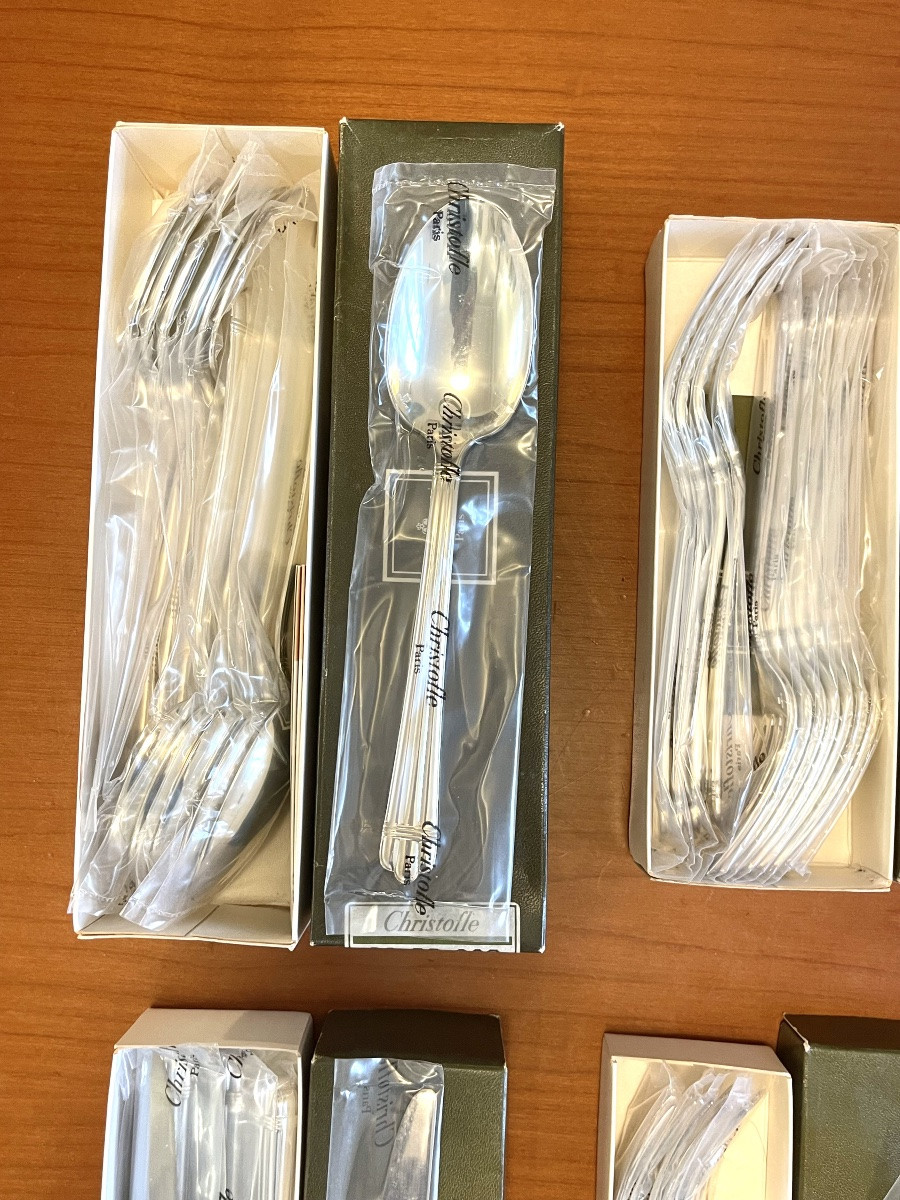 Christofle Aria, 87-piece Flatware Set -photo-2