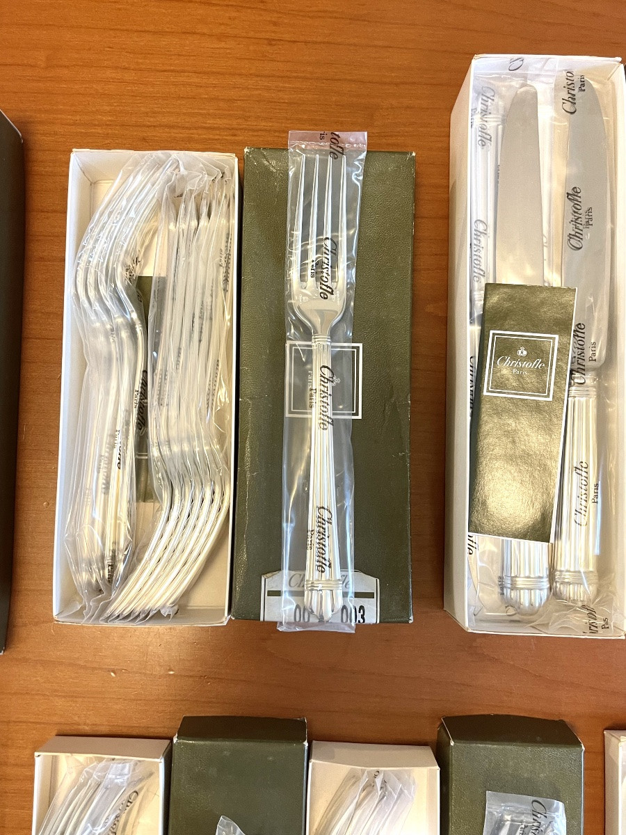 Christofle Aria, 87-piece Flatware Set -photo-3