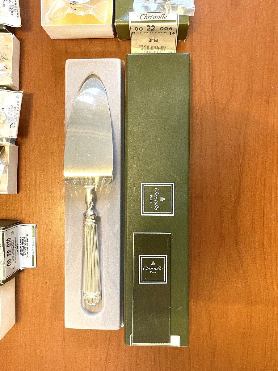 Christofle Aria, 87-piece Flatware Set -photo-5