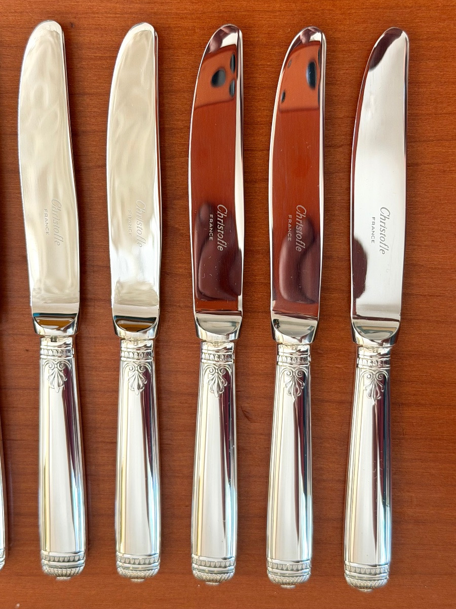 Christofle Malmaison , Dessert Cutlery , Fruit ,cake ,mignardises Tongs-photo-2