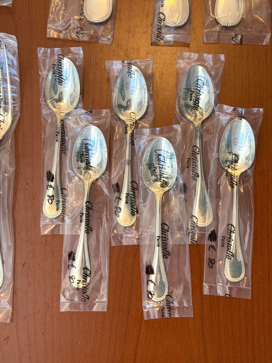 Christofle perles ménagère 24 pièces sous blister -photo-2