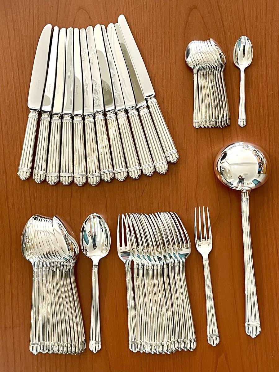 Christofle Aria , Ménagère 49 Pieces , Excellent Condition