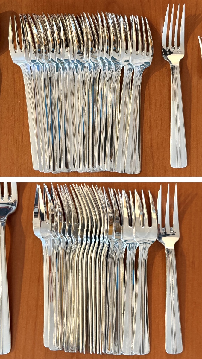 Ercuis Menagère 18 Persons ,111 Pieces Chantilly Model-photo-4