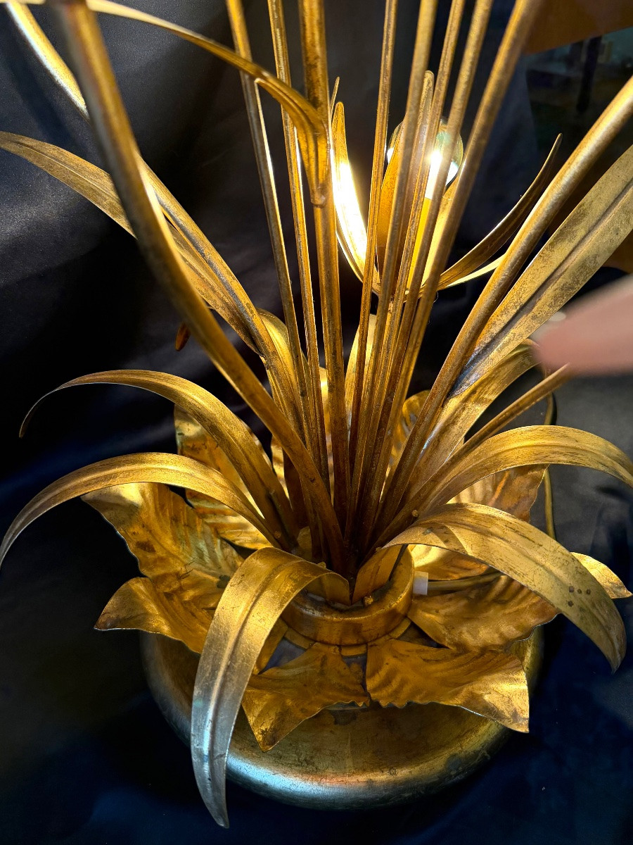 Hans Kögl Floor Lamp In Gilded And Lacquered Metal-photo-6