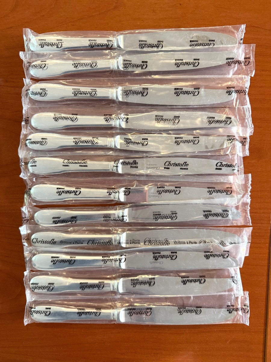 Christofle Cluny, 48-piece Menagère, Mint Condition-photo-4