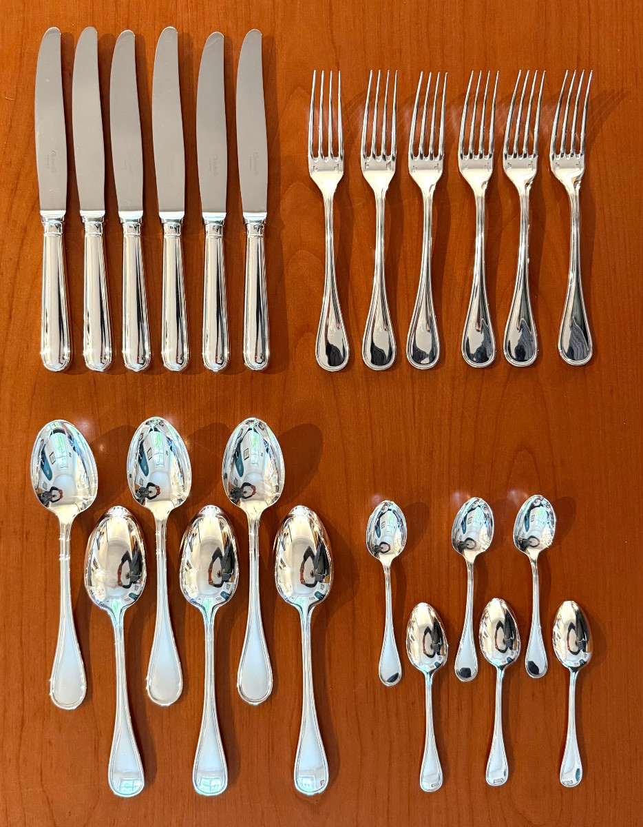 Christofle , ménagère Albi ,6 personnes ,24 pièces -photo-3
