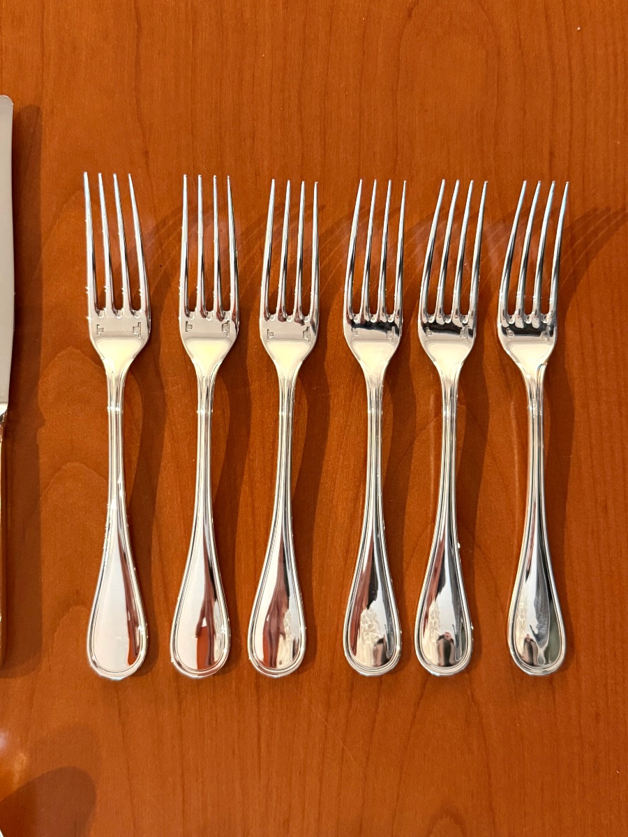 Christofle , ménagère Albi ,6 personnes ,24 pièces -photo-3