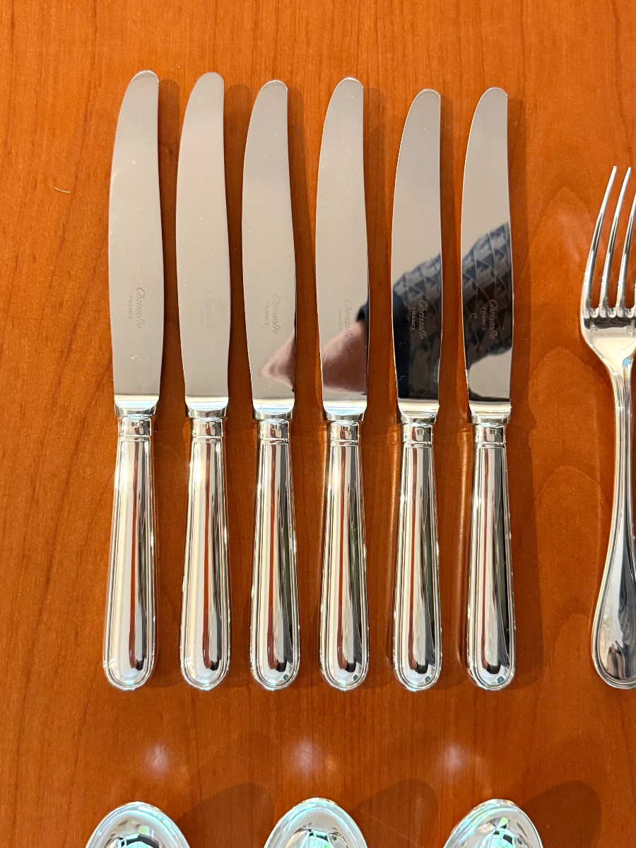 Christofle , ménagère Albi ,6 personnes ,24 pièces -photo-4