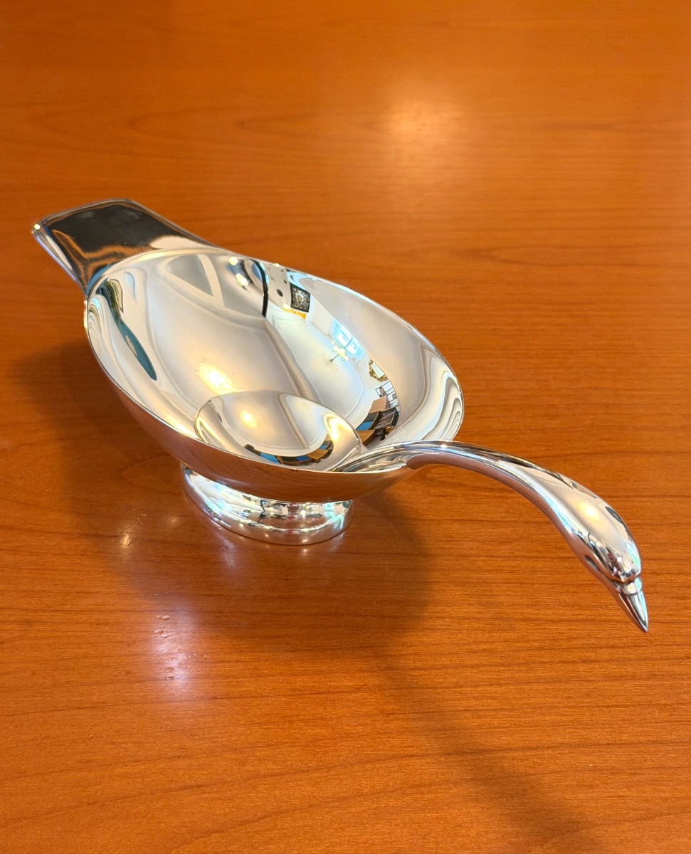 Christofle Gallia Swan Sauce Boat Christian Fjerdingstad-photo-2