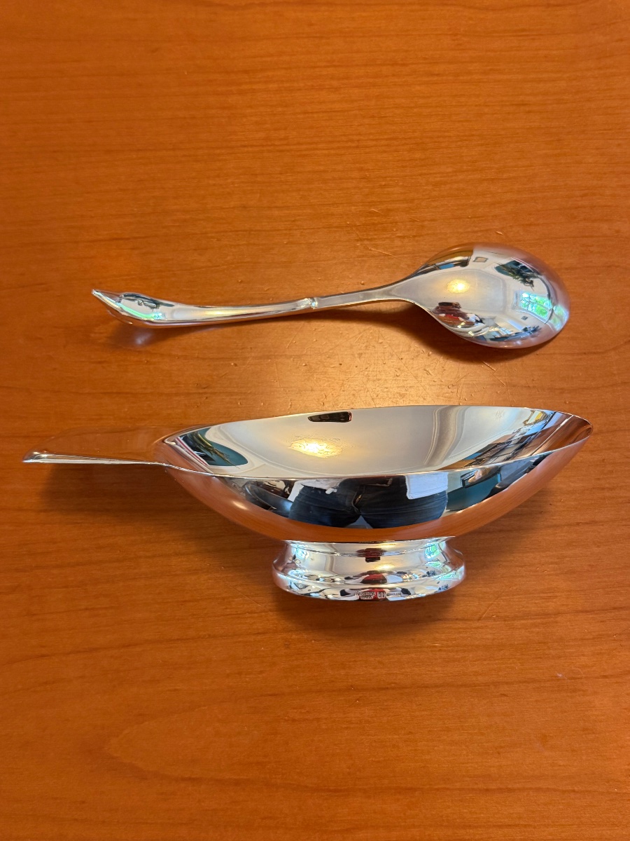Christofle Gallia Swan Sauce Boat Christian Fjerdingstad-photo-4