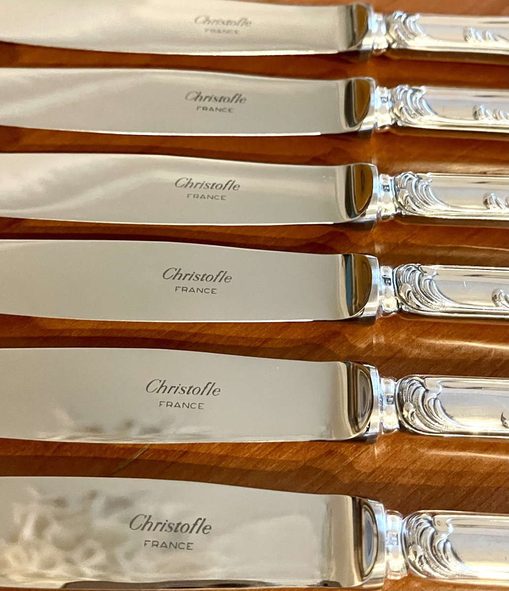 Christofle Marly, 63-piece Silverware Set In Very Good Condition -photo-1