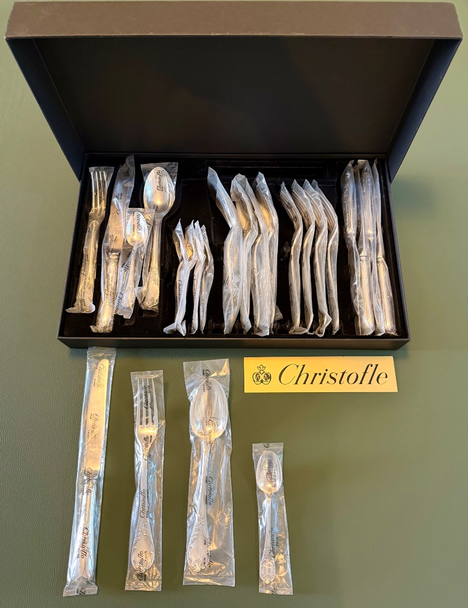 Christofle marly , ménagère 24 pièces 6 personnes -photo-2
