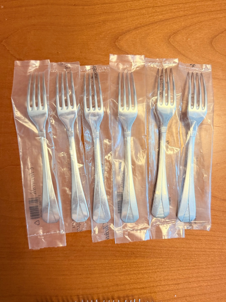 Christofle Atlantide, 12 Dessert Forks -photo-3