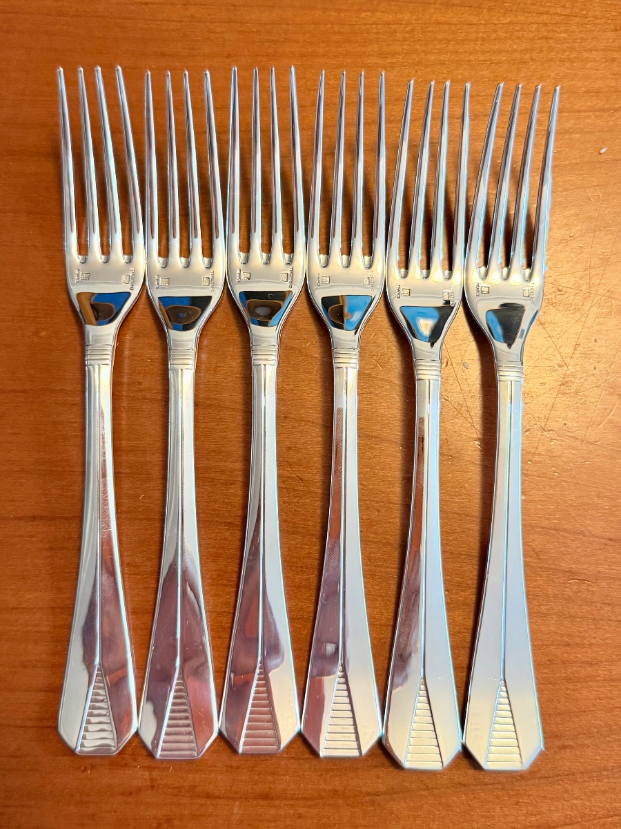 Christofle Atlantide, 12 Dessert Forks -photo-4