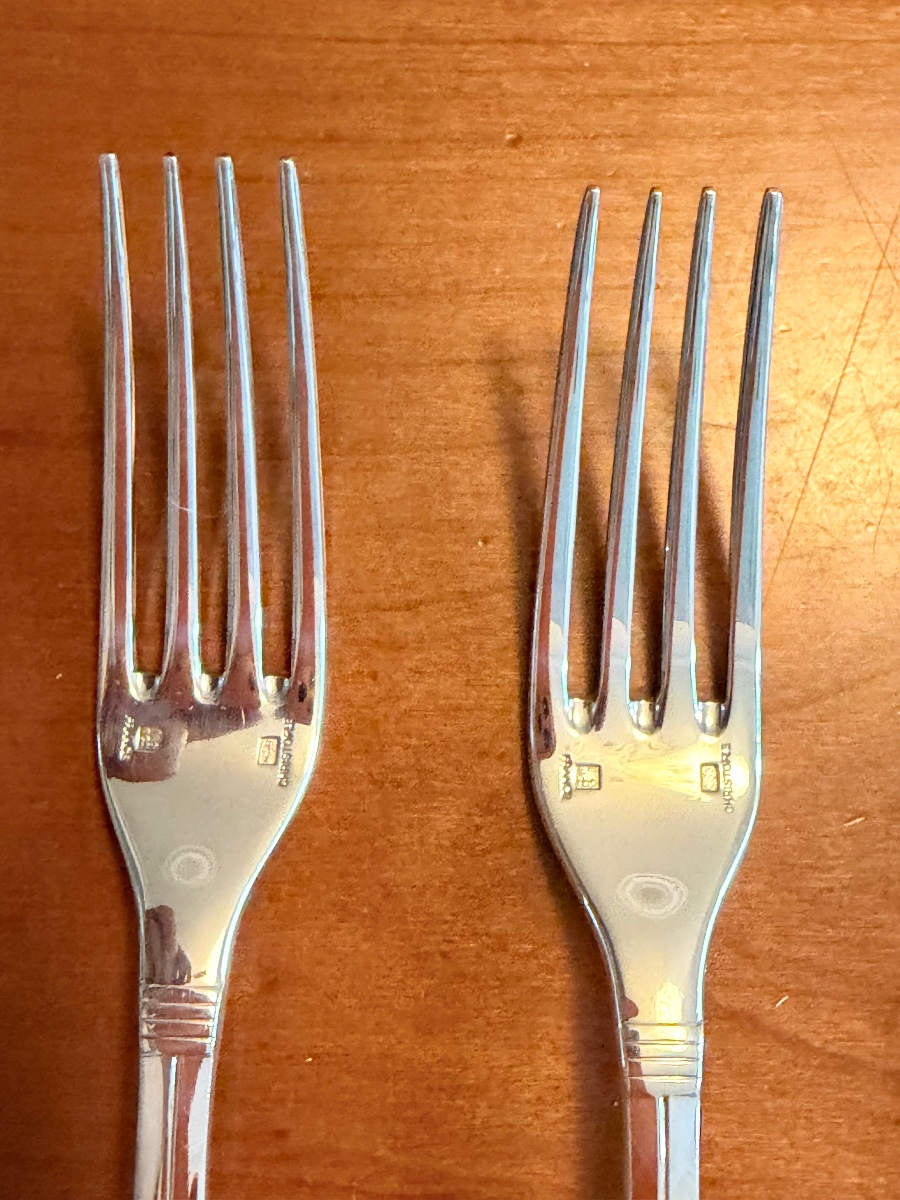 Christofle Atlantide, 12 Dessert Forks -photo-1