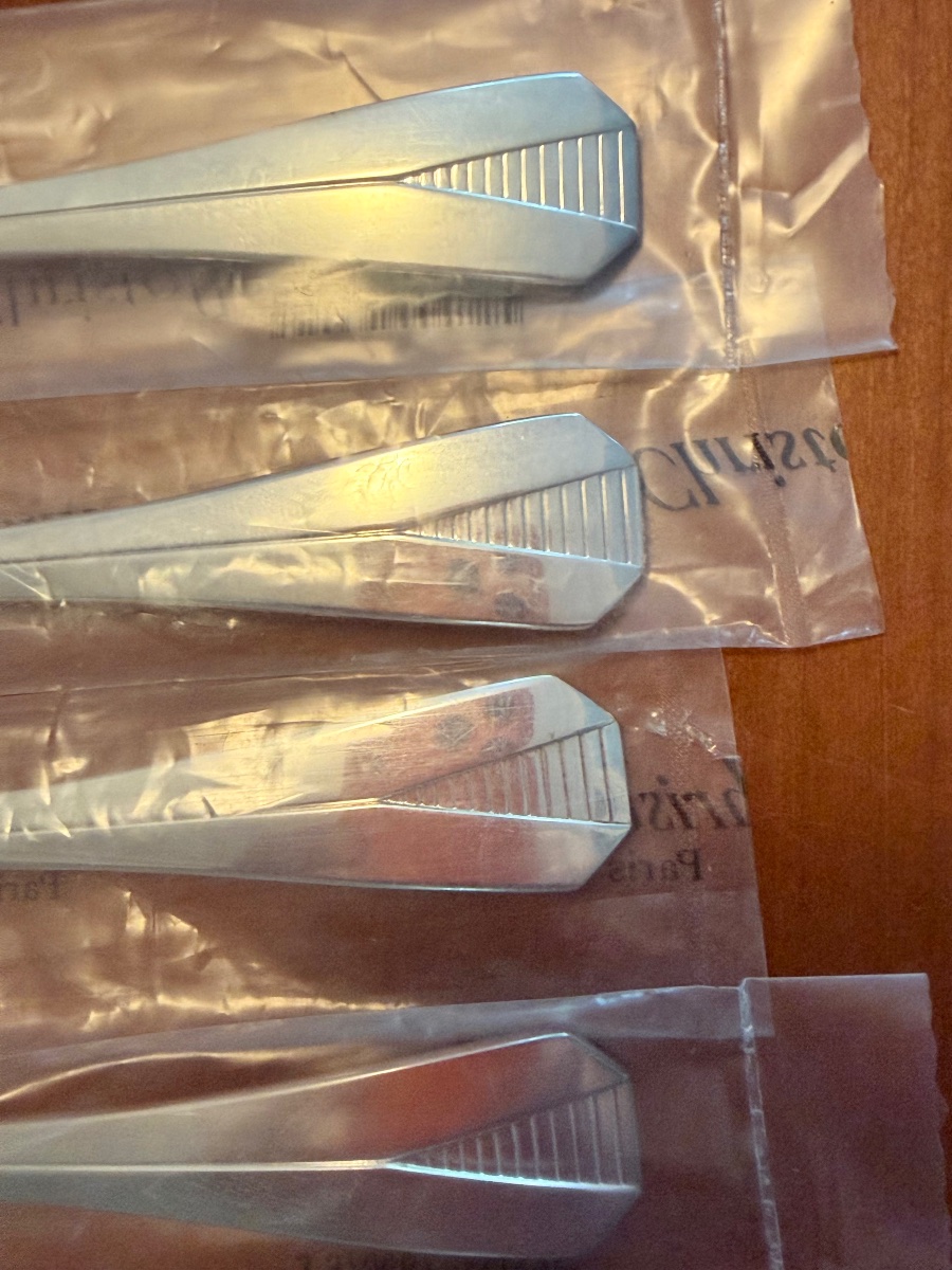 Christofle Atlantide, 12 Dessert Forks -photo-4