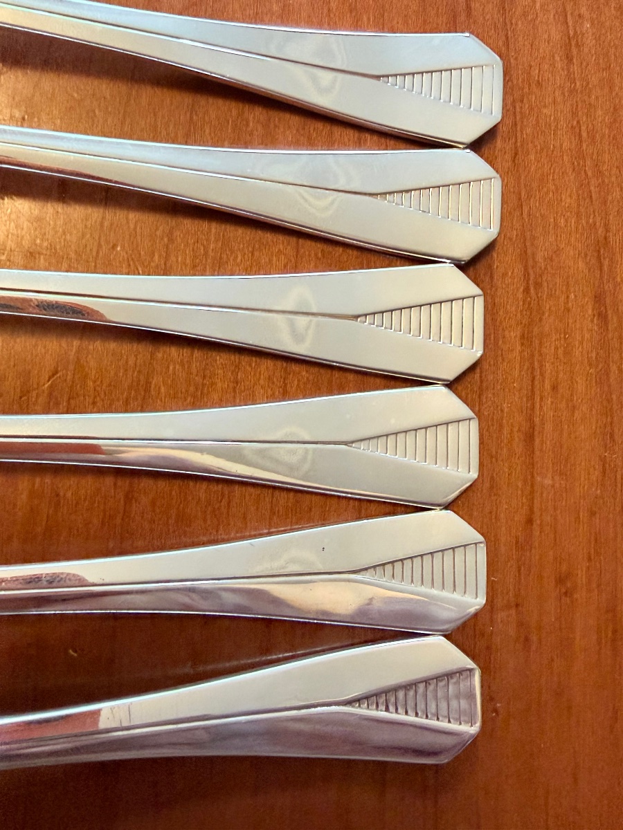 Christofle Atlantide, 12 Dessert Forks -photo-5